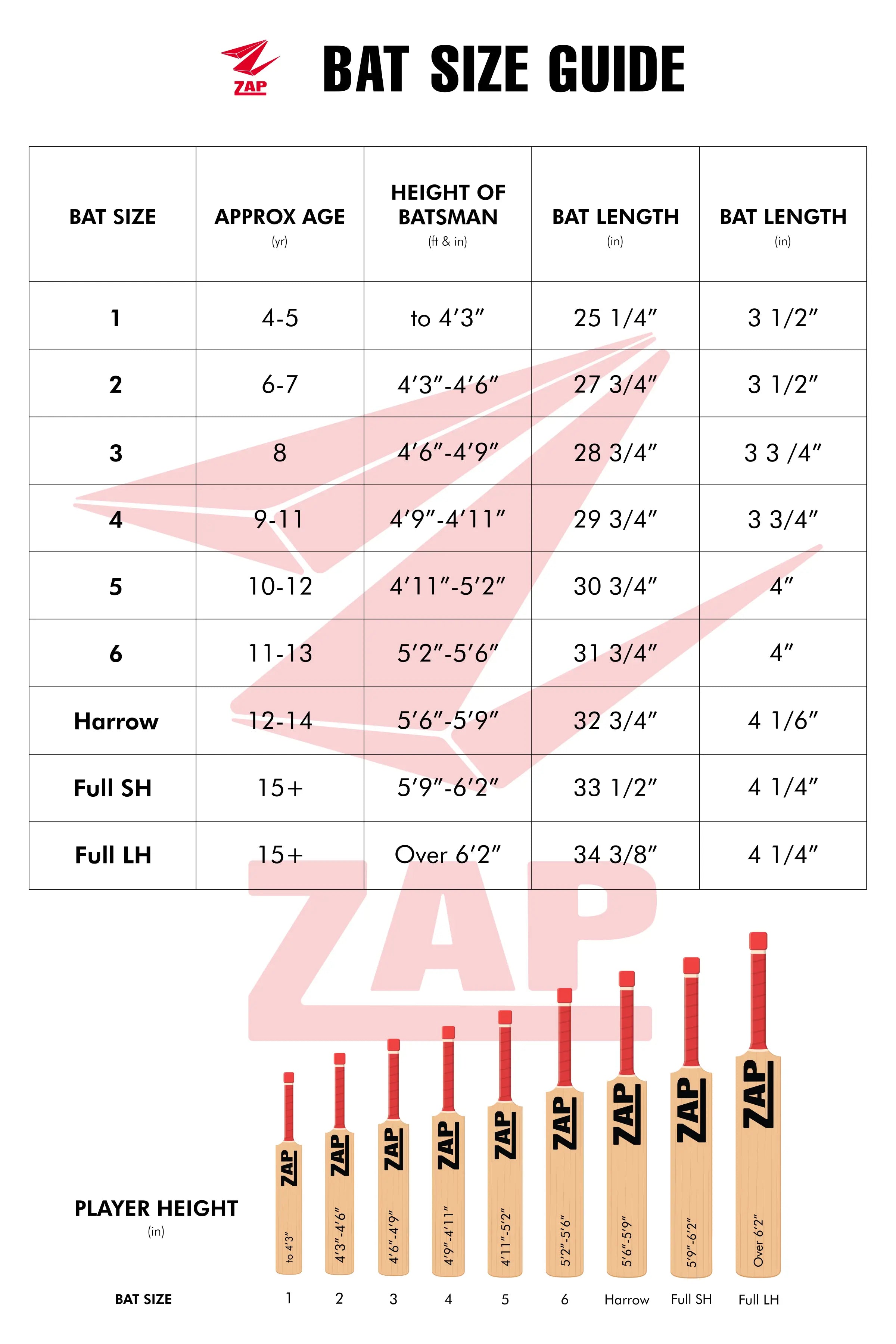 ZAP Alpha Kashmir Willow Cricket Bat