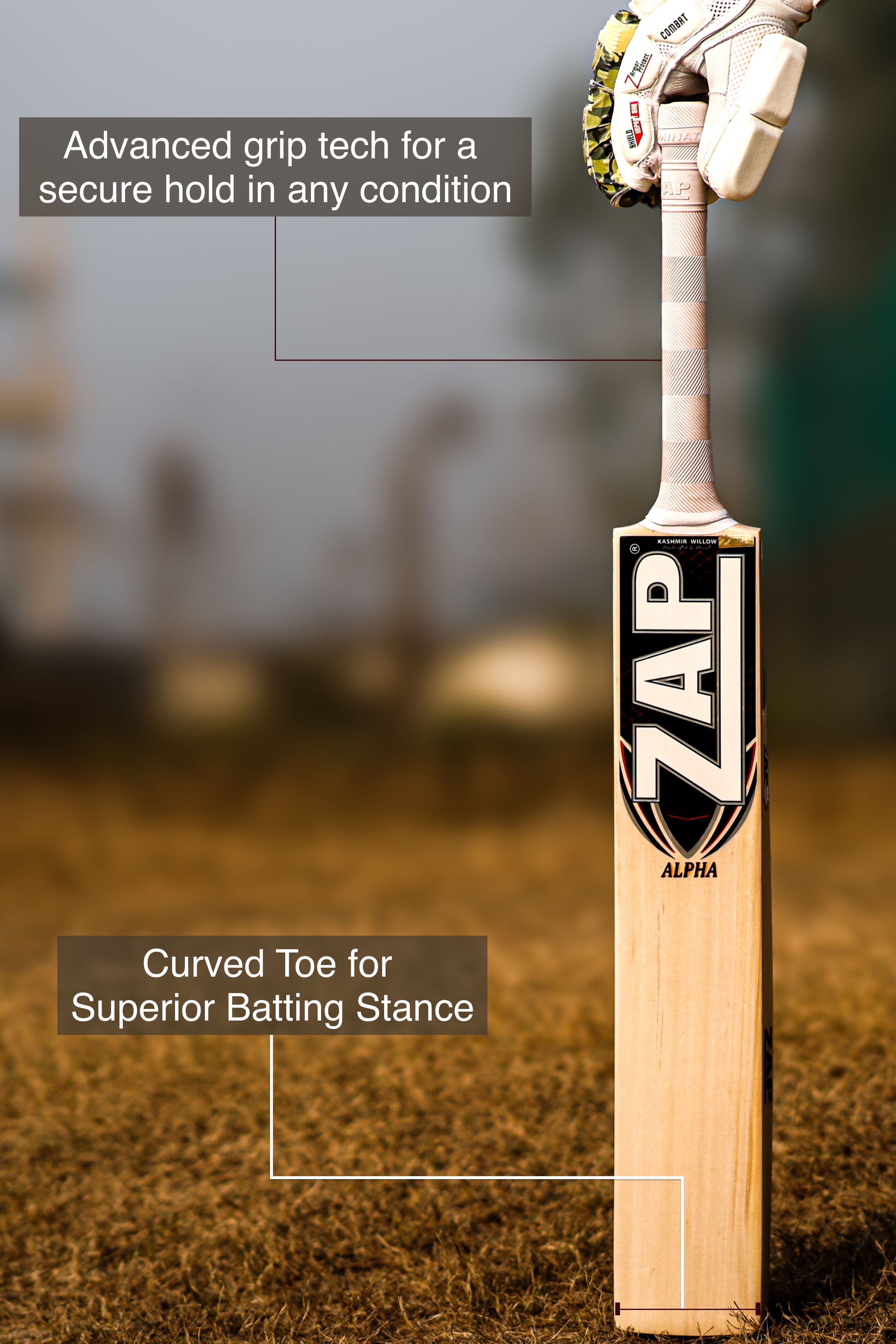 ZAP Alpha Kashmir Willow Cricket Bat