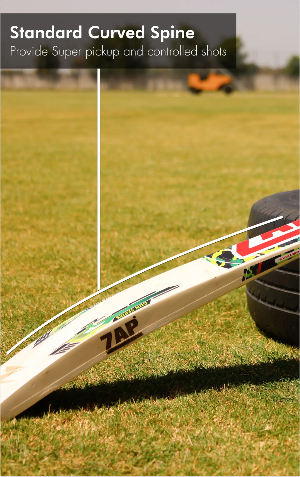 ZAP Gun Colt Army English Willow Cricket Bat