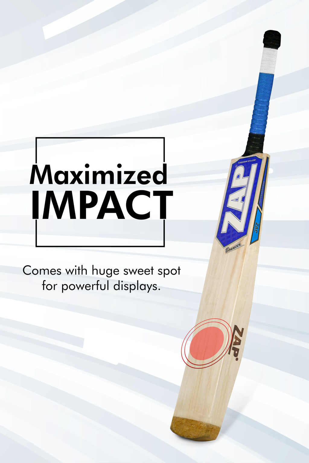 ZAP Bouncer Scoop Tennis Cricket Bat