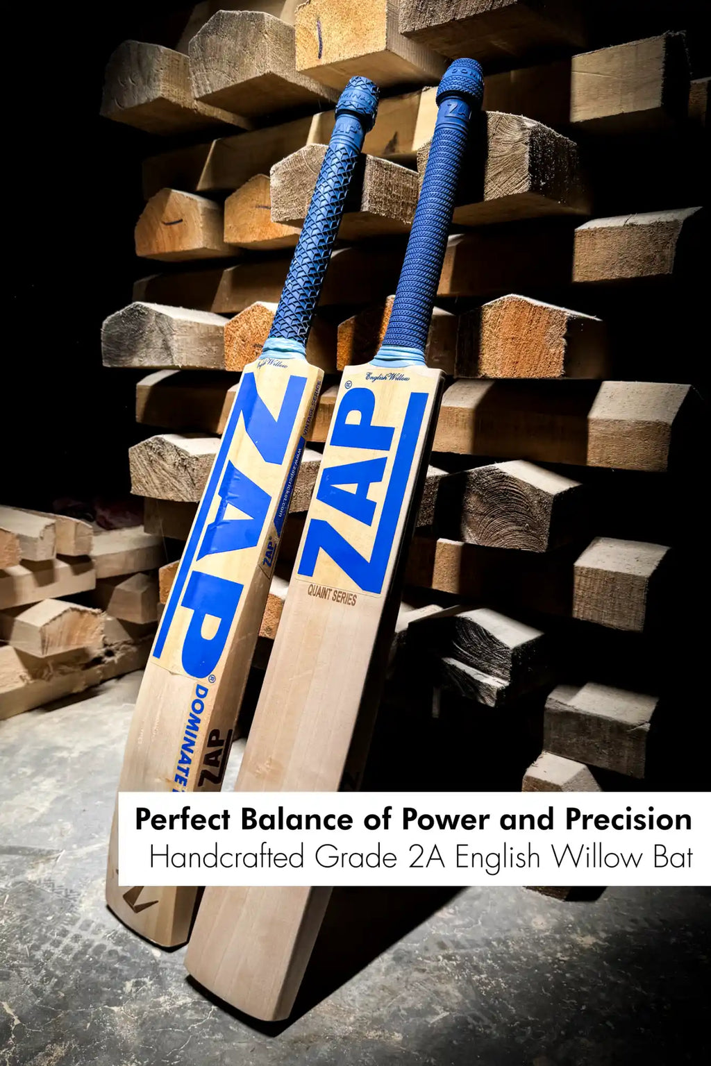 ZAP Vintage Quaint Series 3 Star English Willow Bat