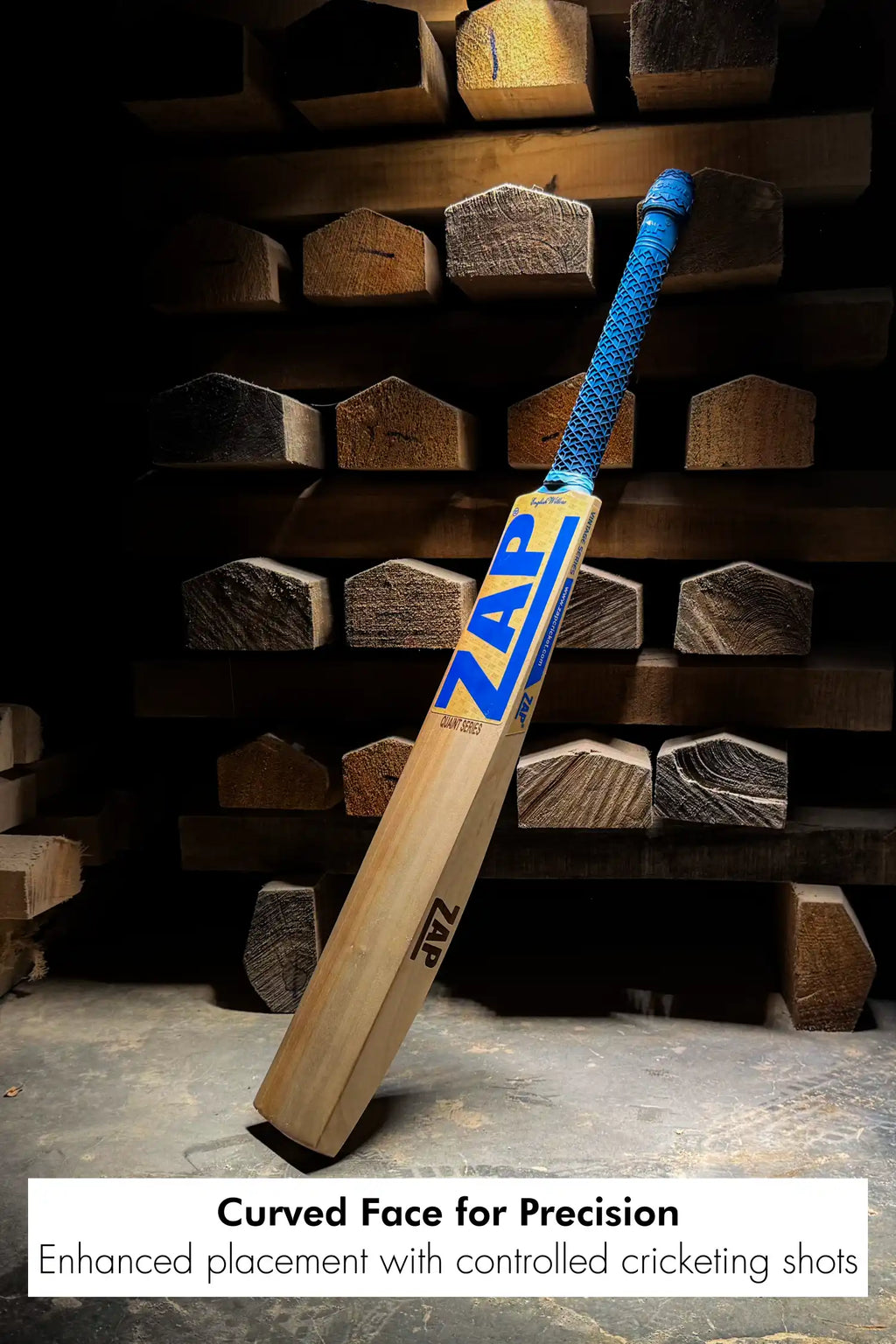 ZAP Vintage Quaint Series 3 Star English Willow Bat