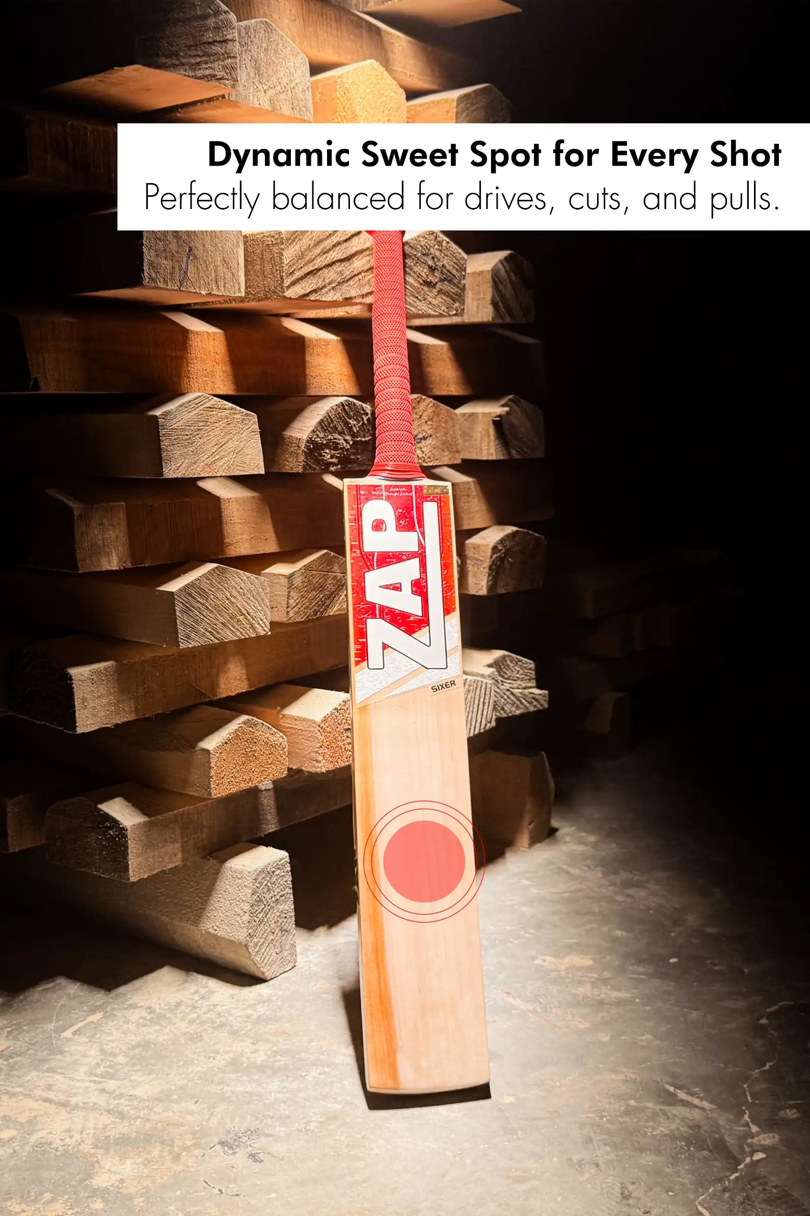 ZAP Classic Sixer English Willow Bat