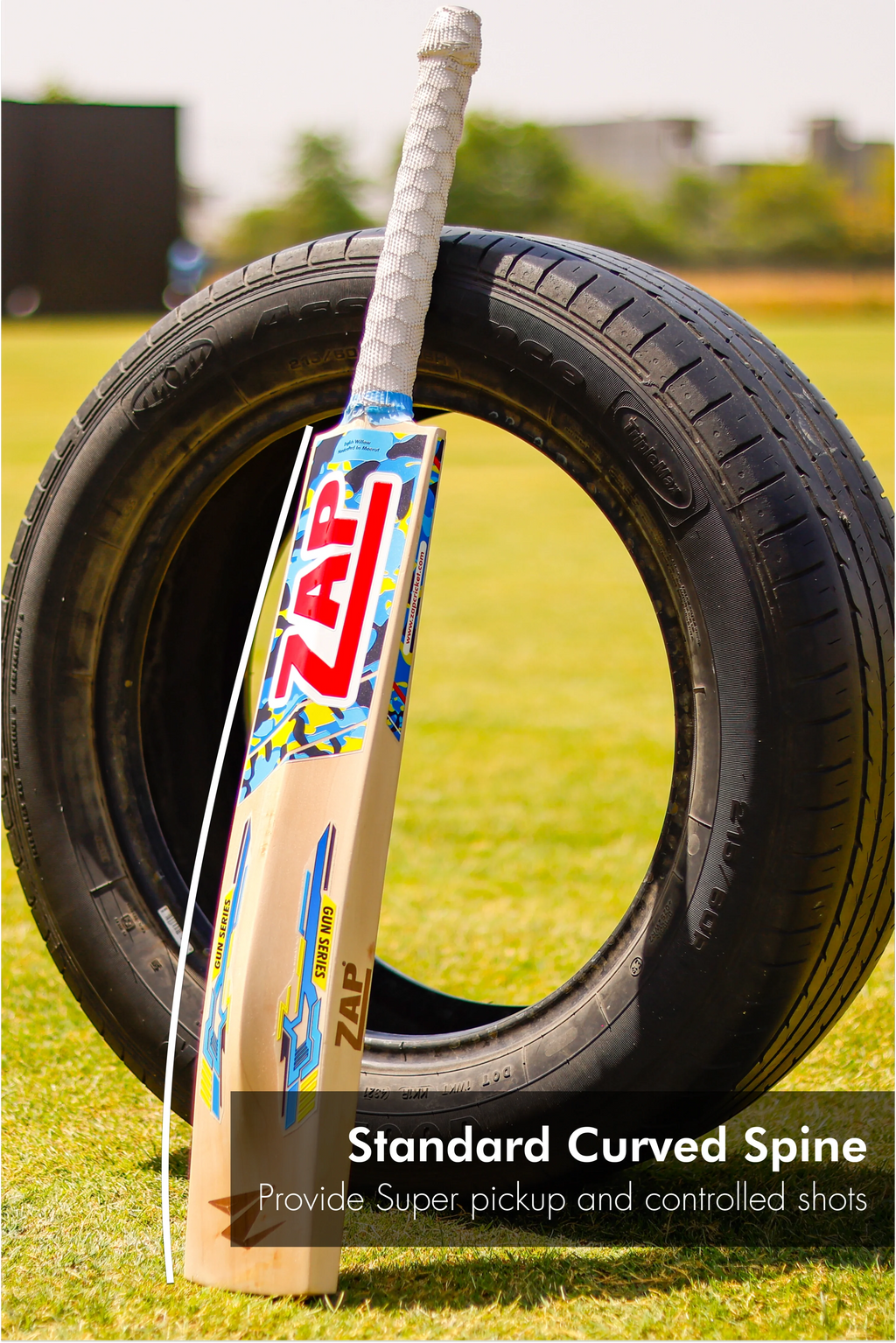 ZAP Gun Carbine 10000 English Willow Cricket Bat (Grade 2)