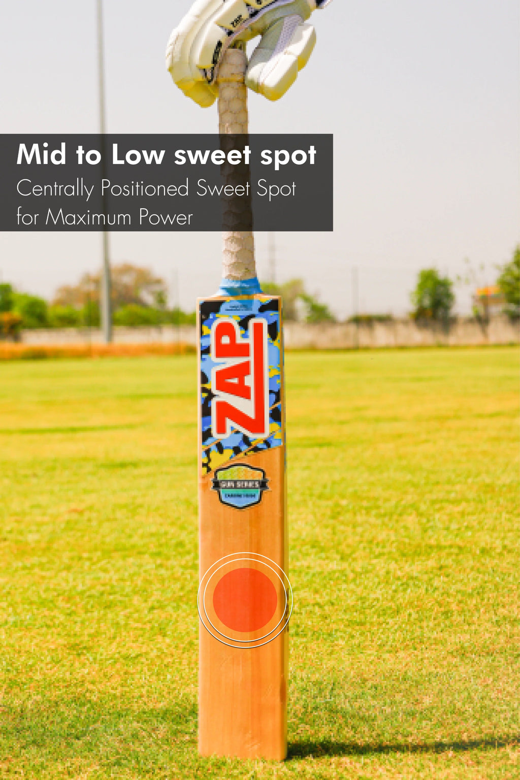 ZAP Gun Carbine 10000 English Willow Cricket Bat (Grade 2)